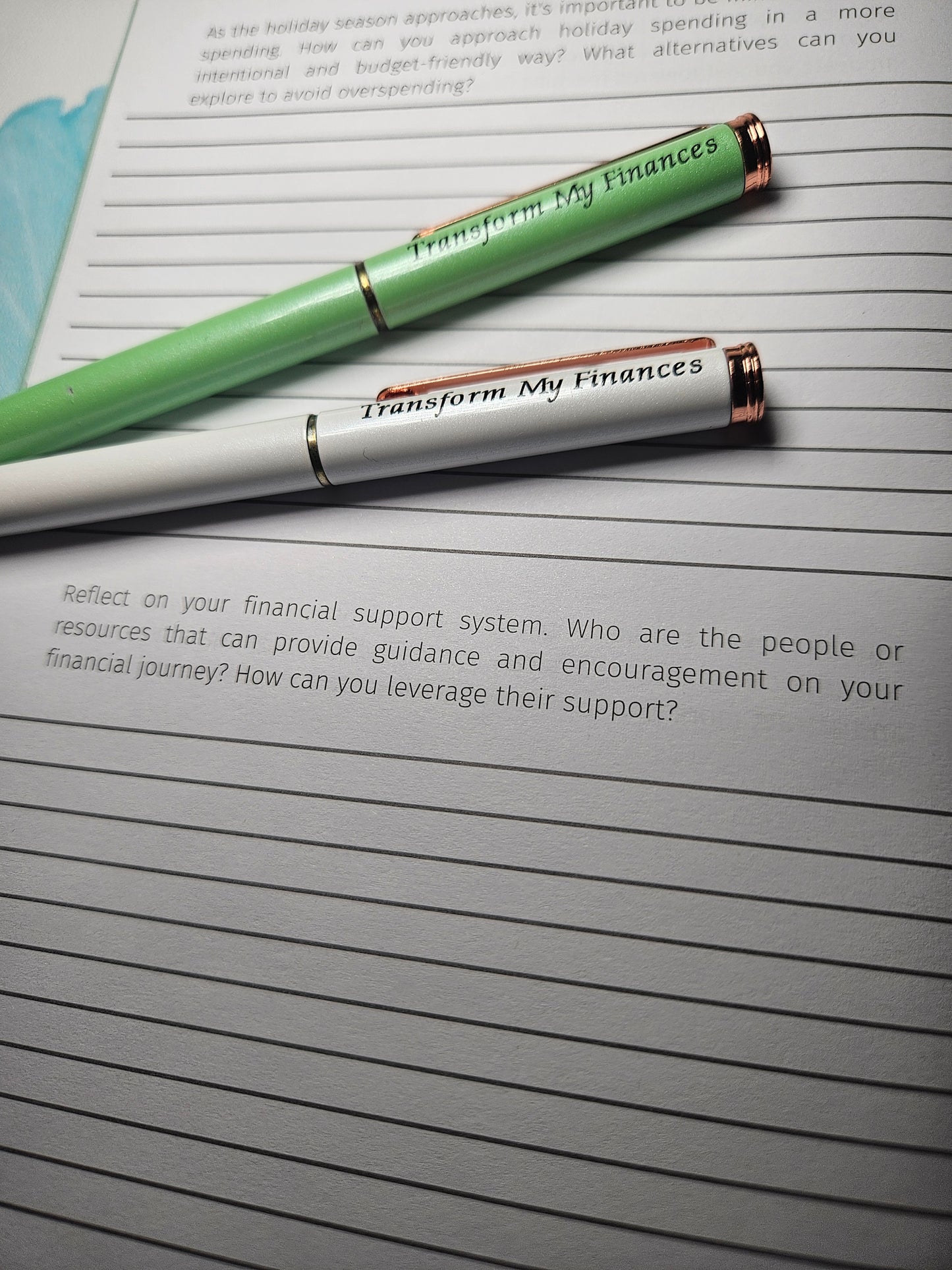 Financial Journal & Pen